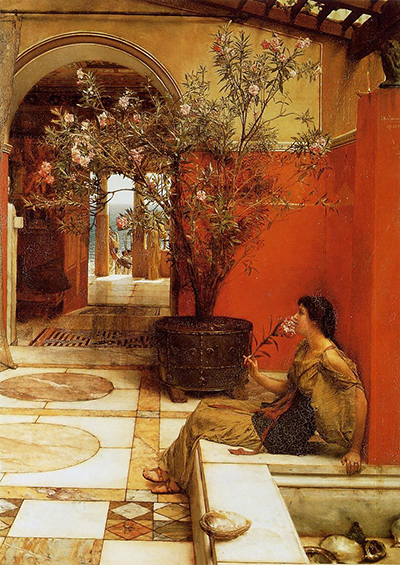 An Oleander Lawrence Alma Tadema